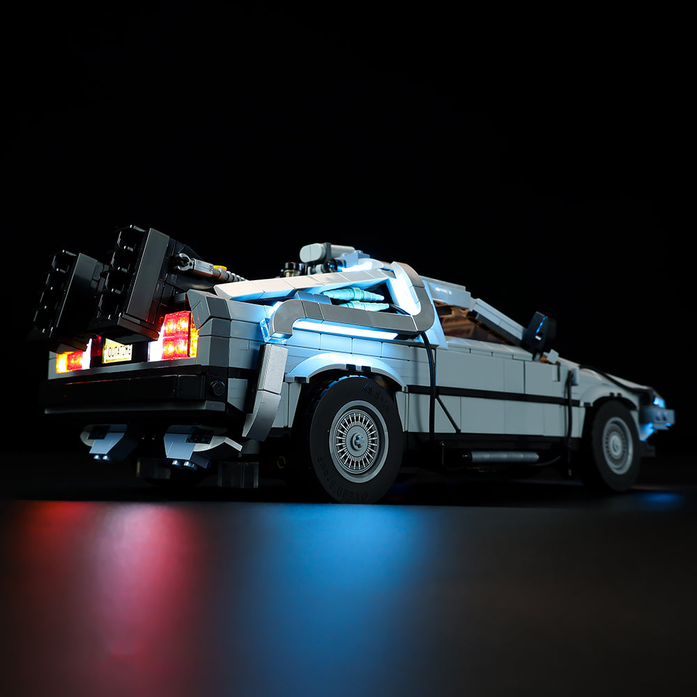 LED Lighting Kits for Back to the Future Time Machine 10300(Classic version)