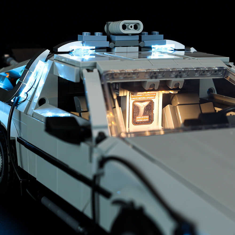 LED Lighting Kits for Back to the Future Time Machine 10300(Classic version)