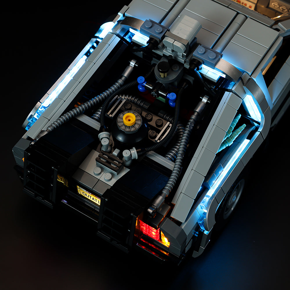 LED Lighting Kits for Back to the Future Time Machine 10300(Classic version)